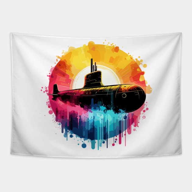 Submarine Tapestry by Vehicles-Art