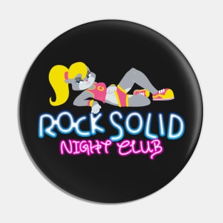 Rock Solid Night Club Pin