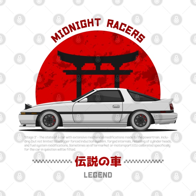 Midnight Racer White MK3 A70 JDM by GoldenTuners