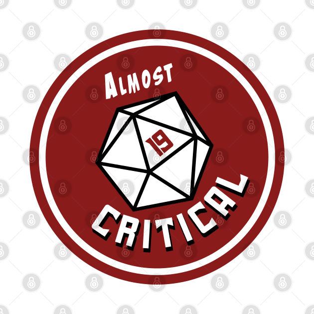 Almost Critical - Full Color Round Logo on White/Light by AlmostCritical