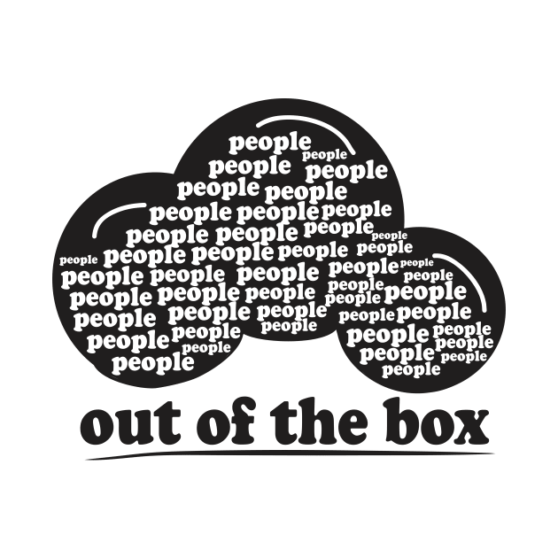 People out of the box black by Aspita