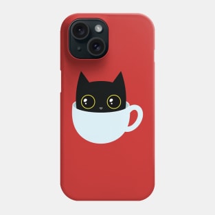 Coffee cat Phone Case