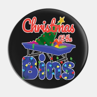 Christmas at the Bins Pin