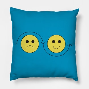 Turn That Frown Upside Down Pillow