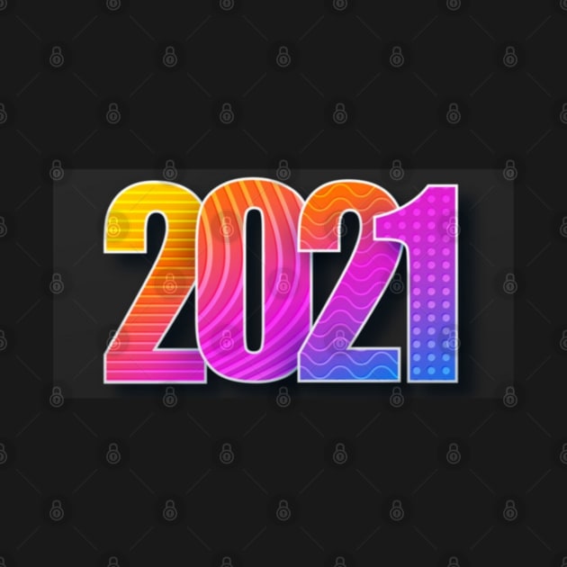2021 colorful design new year 2021 by Maroon55