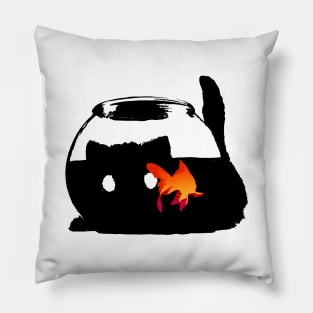 Cat & Fish Pillow