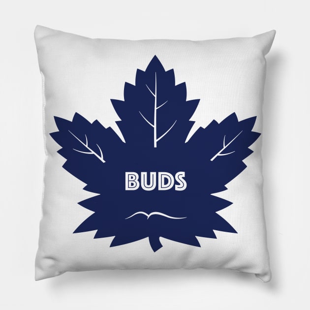 Toronto Hockey Buds Pillow by DirtyGoals