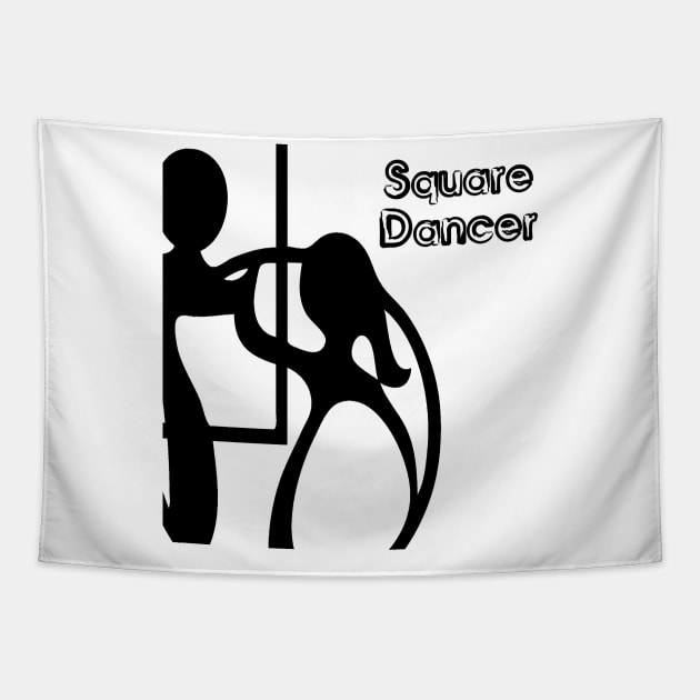 SQ Dancer BLK Tapestry by DWHT71