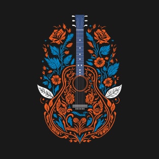 The Art Of Country Guitar Graphic Design T-Shirt