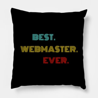 Best Webmaster Ever - Nice Birthday Gift Idea Pillow