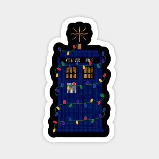 Happy Christmas from the Tardis Magnet