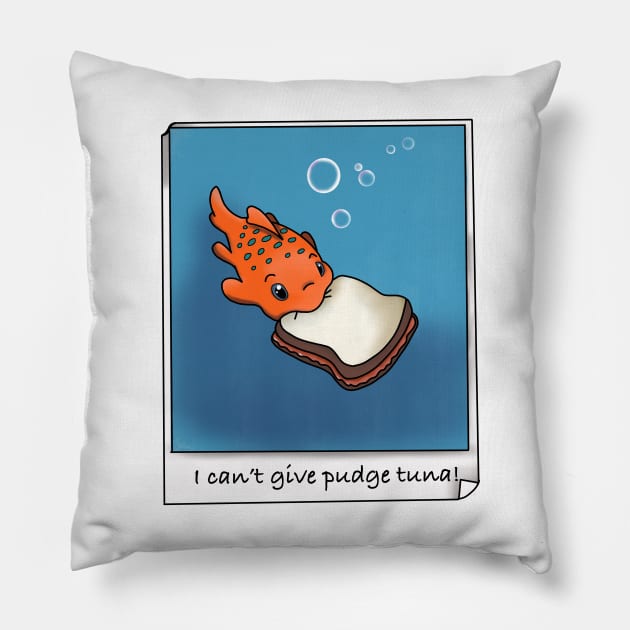 Pudge the fish Pillow by BeckaArt6