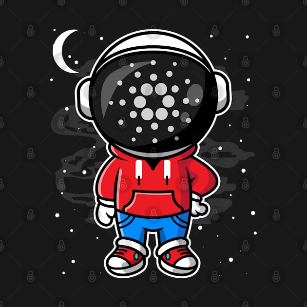 Hiphop Astronaut Cardano Crypto ADA Coin To The Moon Token Cryptocurrency Wallet Cardano HODL Birthday Gift For Men Women Kids by Thingking About