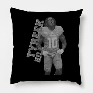 Tyreek Hill | Retro poster Football Pillow