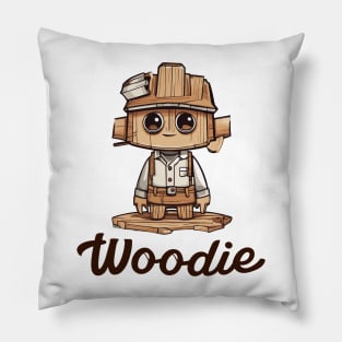 Woodie Shirt, Wood Shirt, Woodworker Gift, Husband Gift, Carpenter Gift, Birthday Gift Boy and Husband, Funny Wood Shirt Pillow