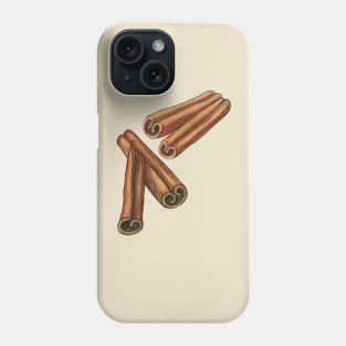 cinnamon - watercolor painting Phone Case