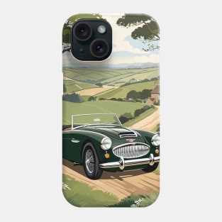 Vintage Car Country Road Phone Case