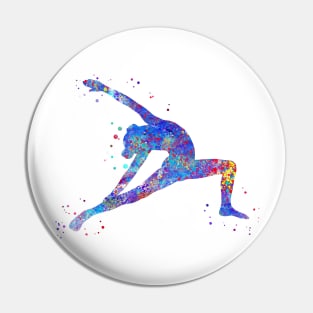 Gymnastics girl Pin