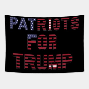 Patriots For Trump 2024 Us President Tapestry