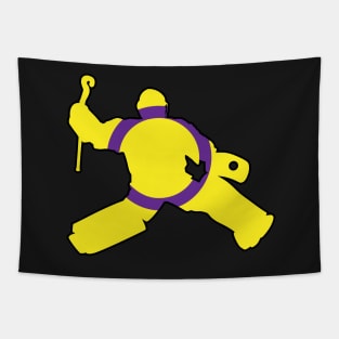 Field Hockey Goalie: Intersex Pride Tapestry