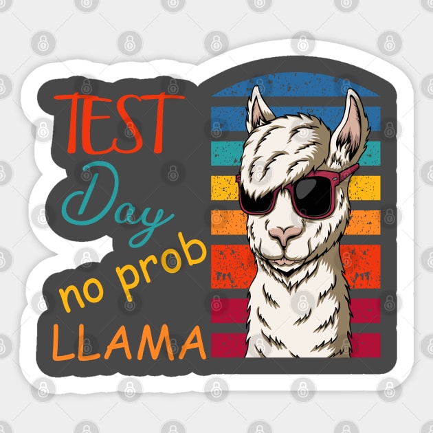Test Day No Prob Llama Tshirt Kindergarten Preschool Teacher Test Day No Prob Llama Tshirt Kindergarten Preschool Teacher