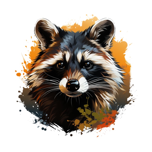 raccoon by piratesnow