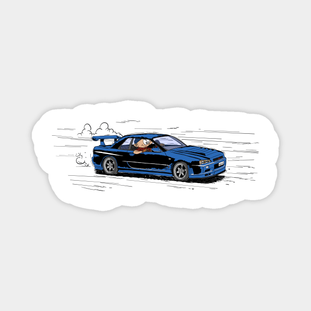 GTR R34 Magnet by picodelgallo