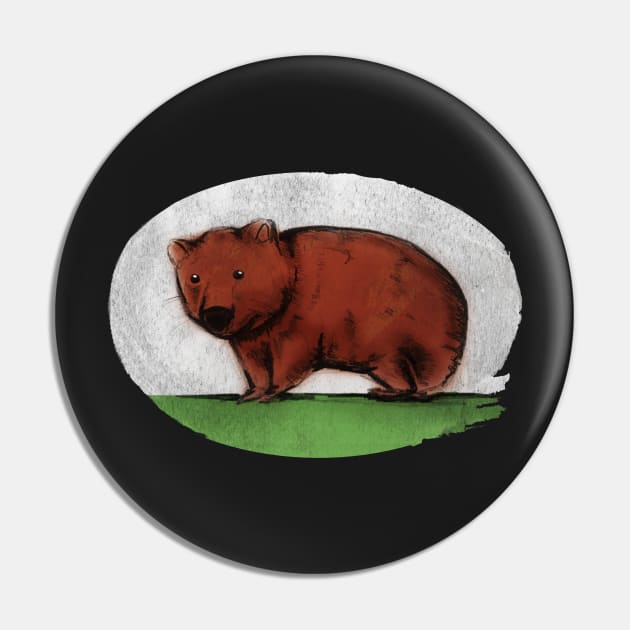 Wombat Pin by cate-rocket