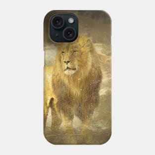 Lion Animal Wildlife Jungle Nature Safari Adventure Discovery Africa Digital Painting Phone Case