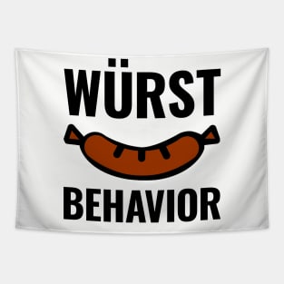 Wurst Behavior Large Tapestry