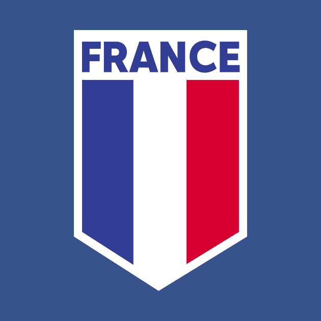 France Flag Emblem by SLAG_Creative