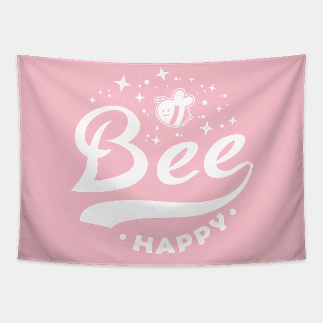 Bee Happy Tapestry by BLZstore