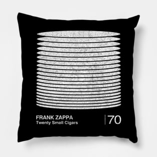 Frank Zappa / Minimalist Graphic Artwork Design Pillow