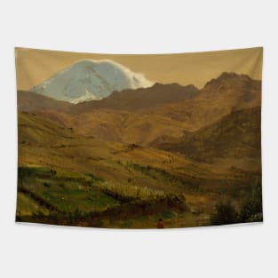 Mount Chimborazo, Ecuador by Frederic Edwin Church Tapestry