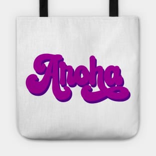 Astro Aroha typography Tote