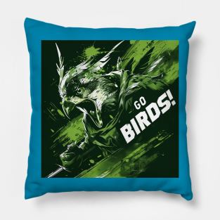 GO BIRDS! Pillow