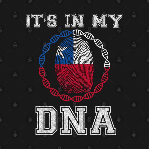 Chile  It's In My DNA - Gift for Chilean From Chile by Country Flags