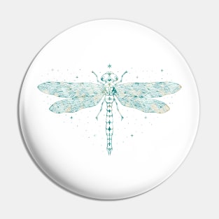 Starry Dragonfly Pin