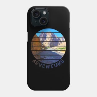 Adventure is Calling I have to go walking outside in nature and enjoy the hike in the beautiful surrounding between rivers, trees, rocks, wildlife and green fields. Hiking is a pure gem of joy.   Phone Case