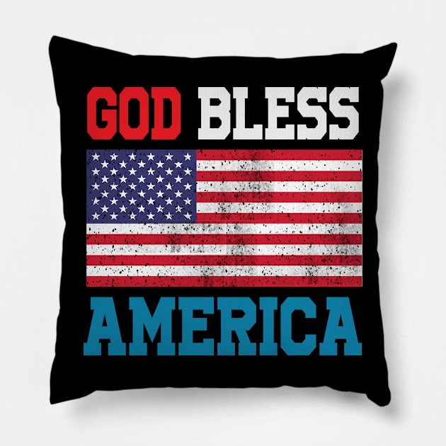 4th of July Pillow by othmane4