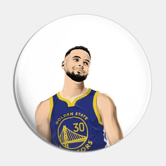 Stephen Curry Golden State Warriors Pin by knnthmrctn