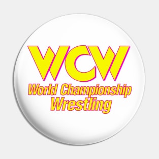 WCW Logo Yellow Pin