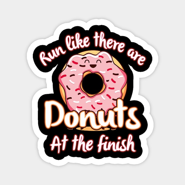 Running Donuts  Food Runner Cute Sports Magnet by OwensAdelisass