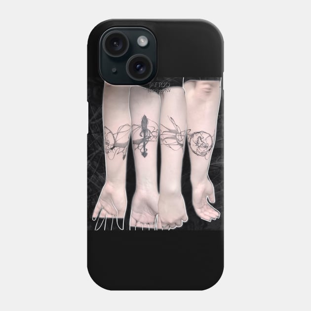 Tattoo collage Phone Case by BSKR