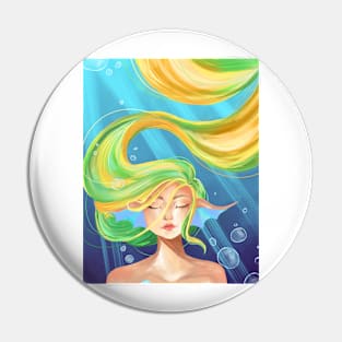 Dreaming mermaid Pin