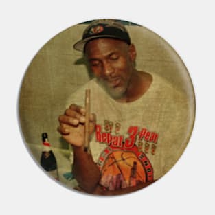 Michael Jordan After Match Vintage Pin