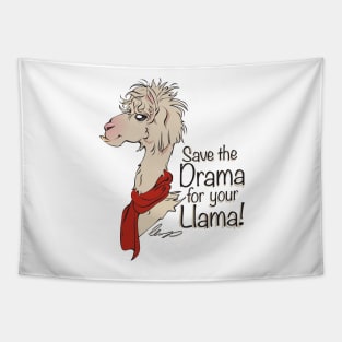 Save the Drama for your Llama Tapestry