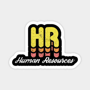 Retro HR Human Resources Magnet