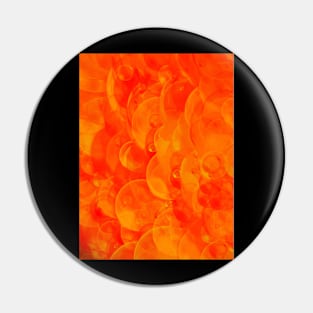 Orange Bubbles Pin