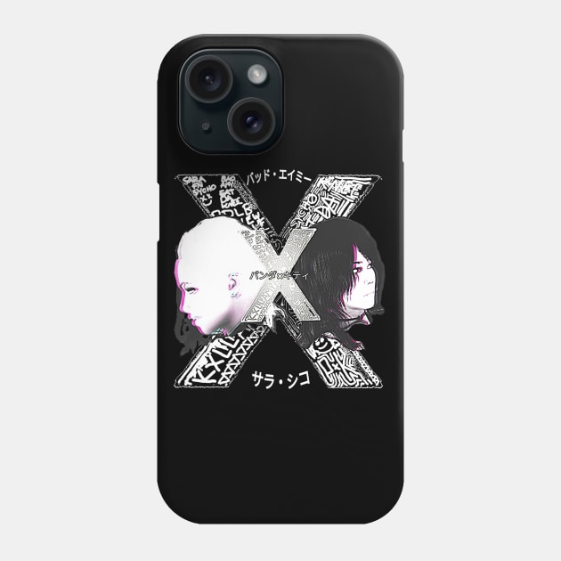 PANDAxKITTY ''X'' Phone Case by KVLI3N